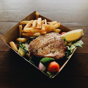 Salt Village Fish and Chips-Yellowfin tuna